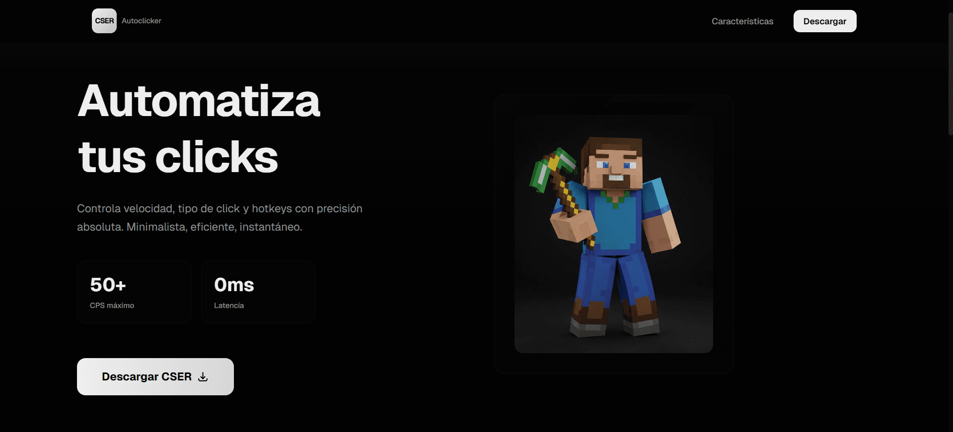 CSER - Autoclicker Minimalista